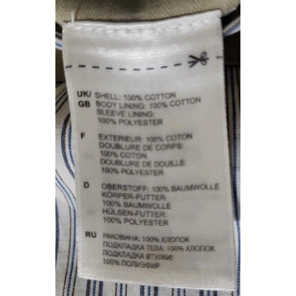 NWT Size 50 Long Men's tan sport coat blazer jacket By 626 Blue Vintage Surplus - Picture 5 of 7